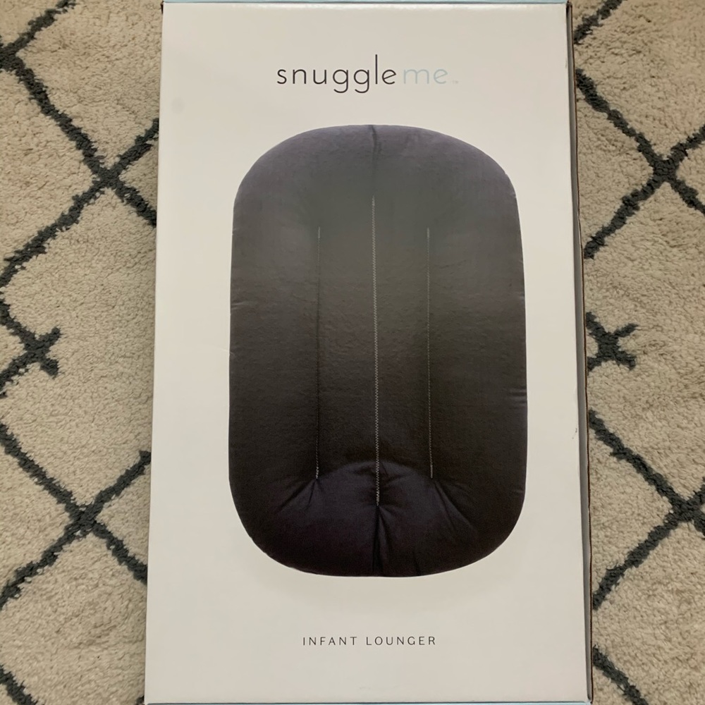 SnuggleMe Organic lounger- sparrow
